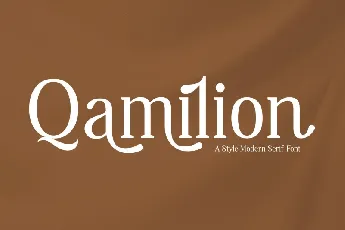 Qamilion font