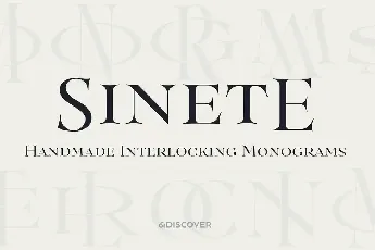 Sinete font