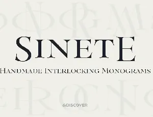 Sinete font