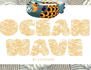 OCEAN WAVE font