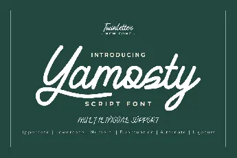 Yamosty font