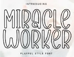 Miracle Worker Display font