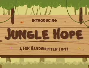 Jungle Hope font