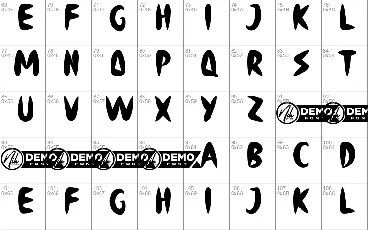 Roughshark Demo font