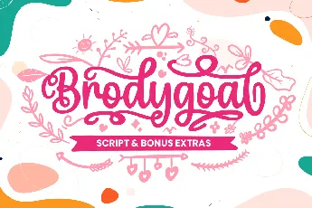 Brodygoal font