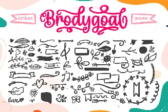 Brodygoal font