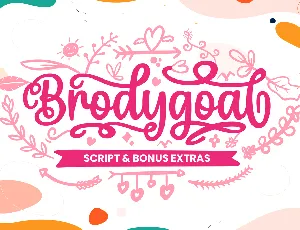 Brodygoal font