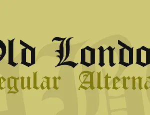 Old London font