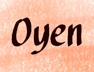 Oyen font