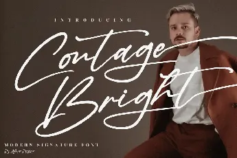 Contage Bright font