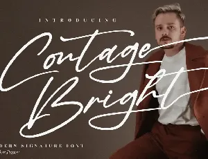 Contage Bright font