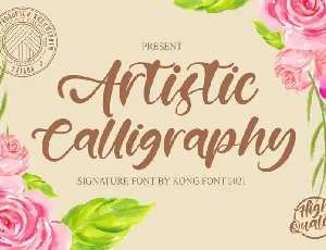 Artistic Script font