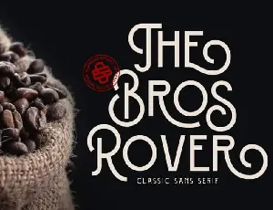 Bros Rover Sans Serif font