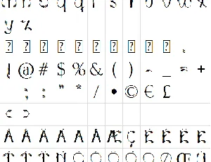 Hojas de plata font