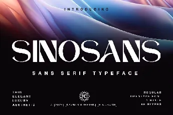 Sinosans font