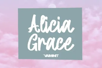 Alicia Grace Script font