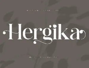 Hergika font