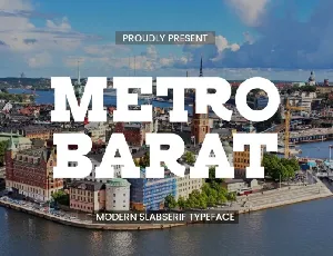 Metro Barat font