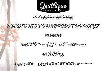 Leuthique font