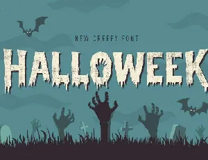 Halloweek Holiday font