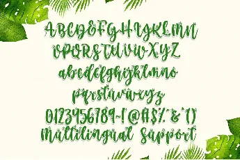 Secret Nature font