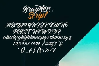 Braydon font