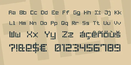 Stencil Pixel-7 font