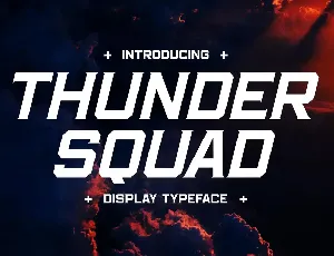 THUNDER SQUAD font