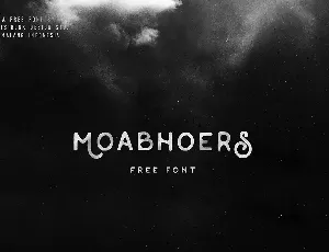Moabhoers font