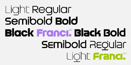 Franci Family font