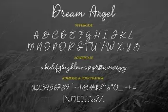 Dream Angle font