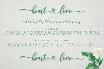 Heart Love font