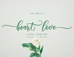 Heart Love font