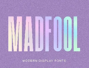 Madfool font