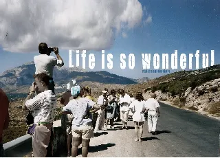 Life is so wonderful font