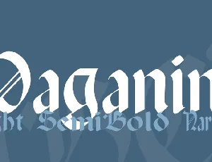 Paganini font