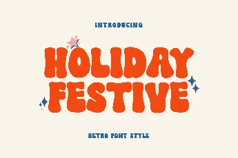 Holiday Festive font