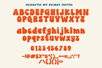 Holiday Festive font