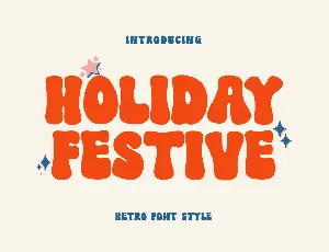 Holiday Festive font