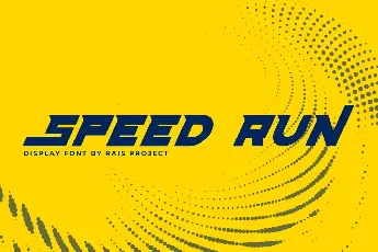 Speed Run font