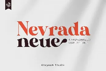 AL Nevrada Neue Display font