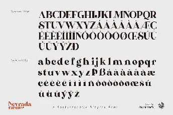 AL Nevrada Neue Display font