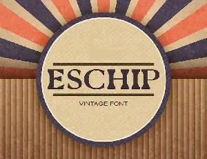 Eschip font