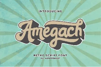 Amegach font