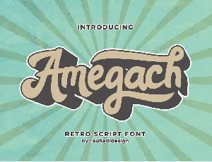 Amegach font