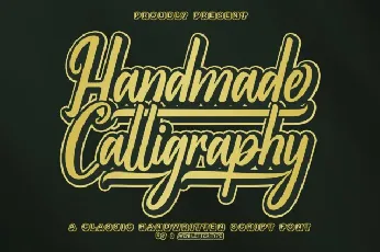 Handmade Calligraphy font