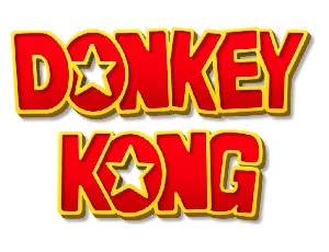 Donkey Kong font