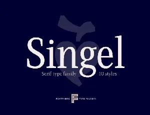 Singel Family font