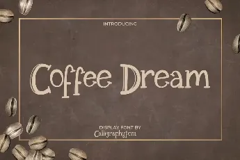 Coffee Dream Demo font