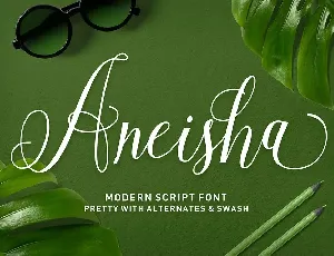 Aneisha Script font